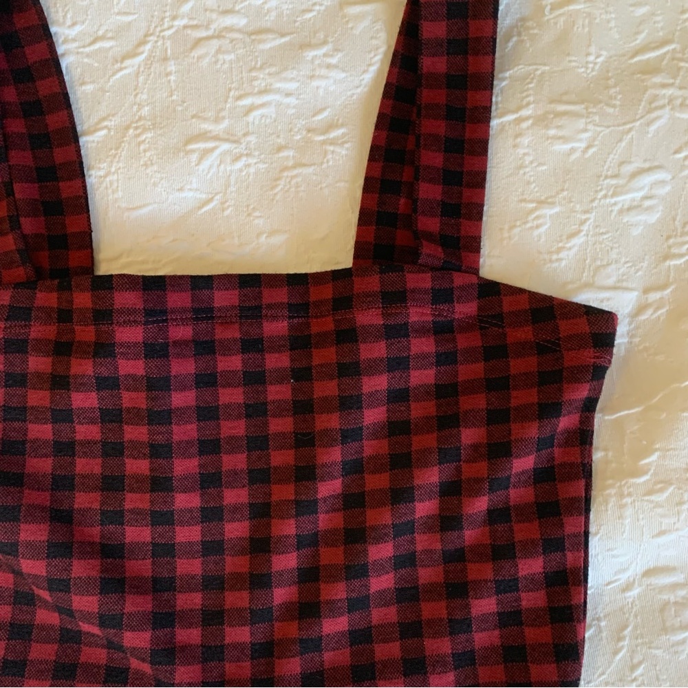 Plaid Crop Top - Picture 2 of 3